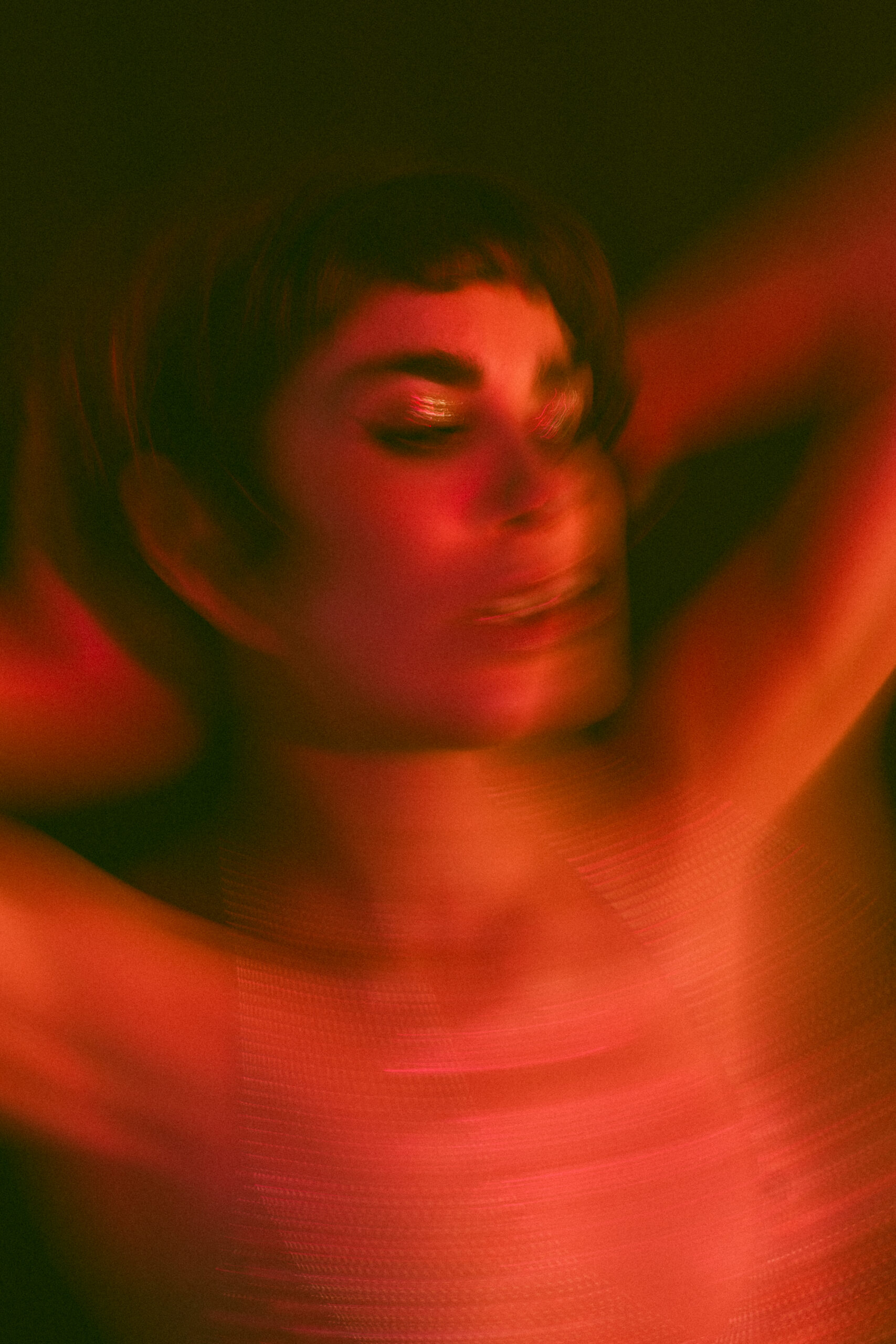 Experimental studio photoshoot