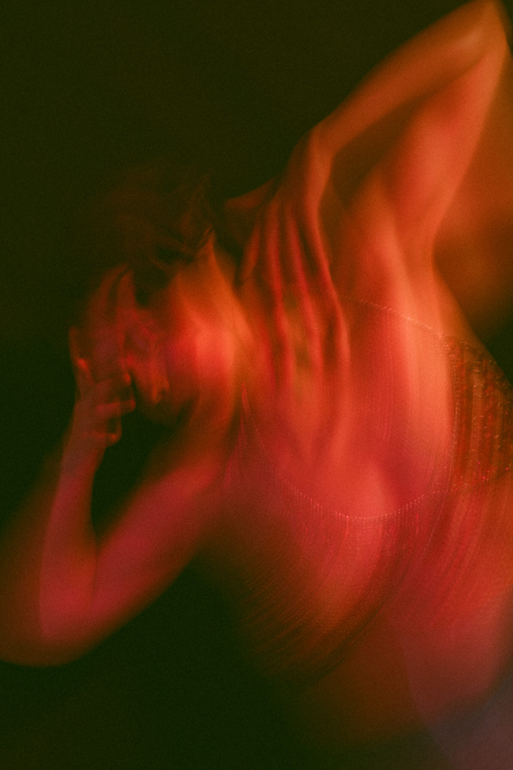 Experimental studio photoshoot