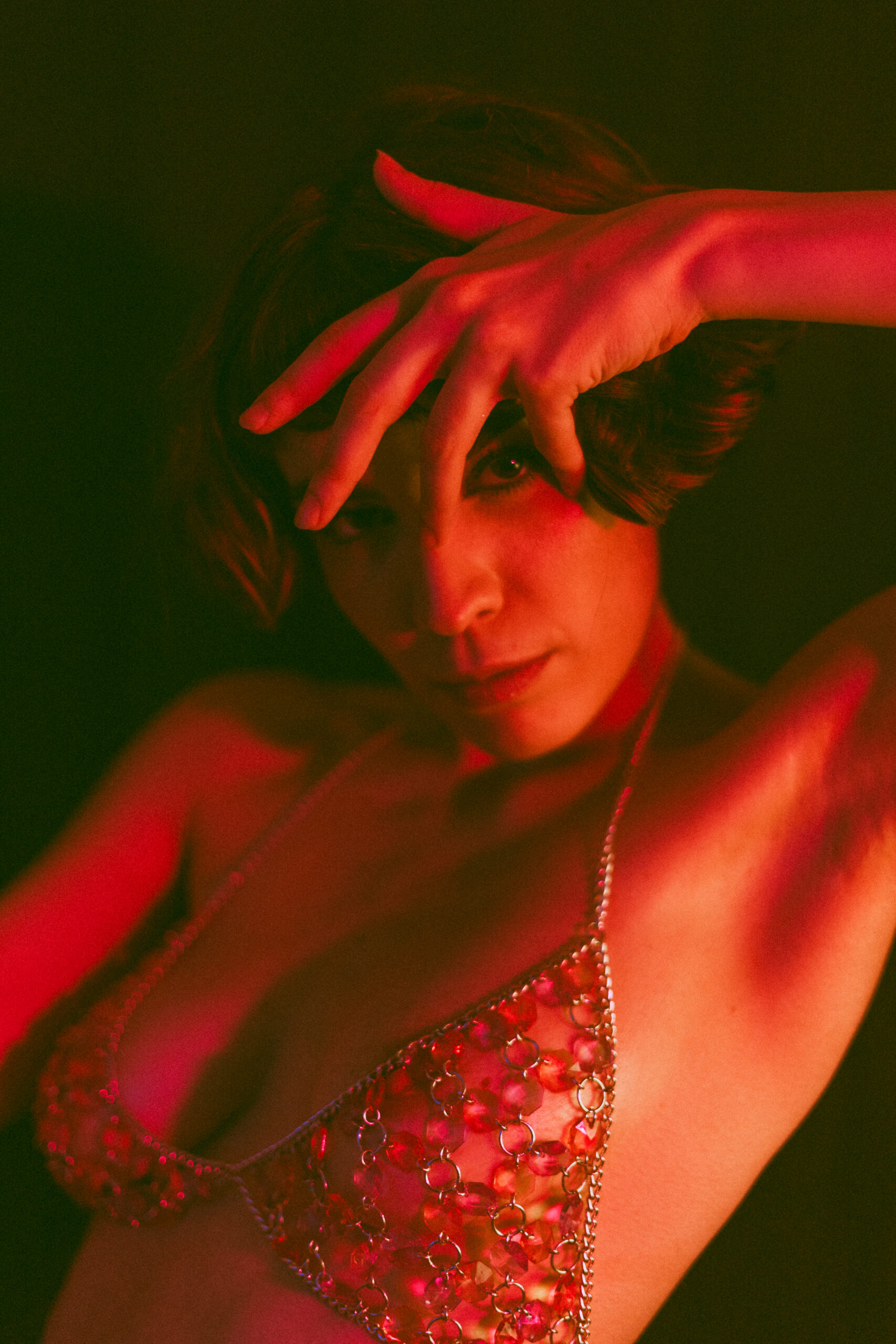 Experimental studio photoshoot