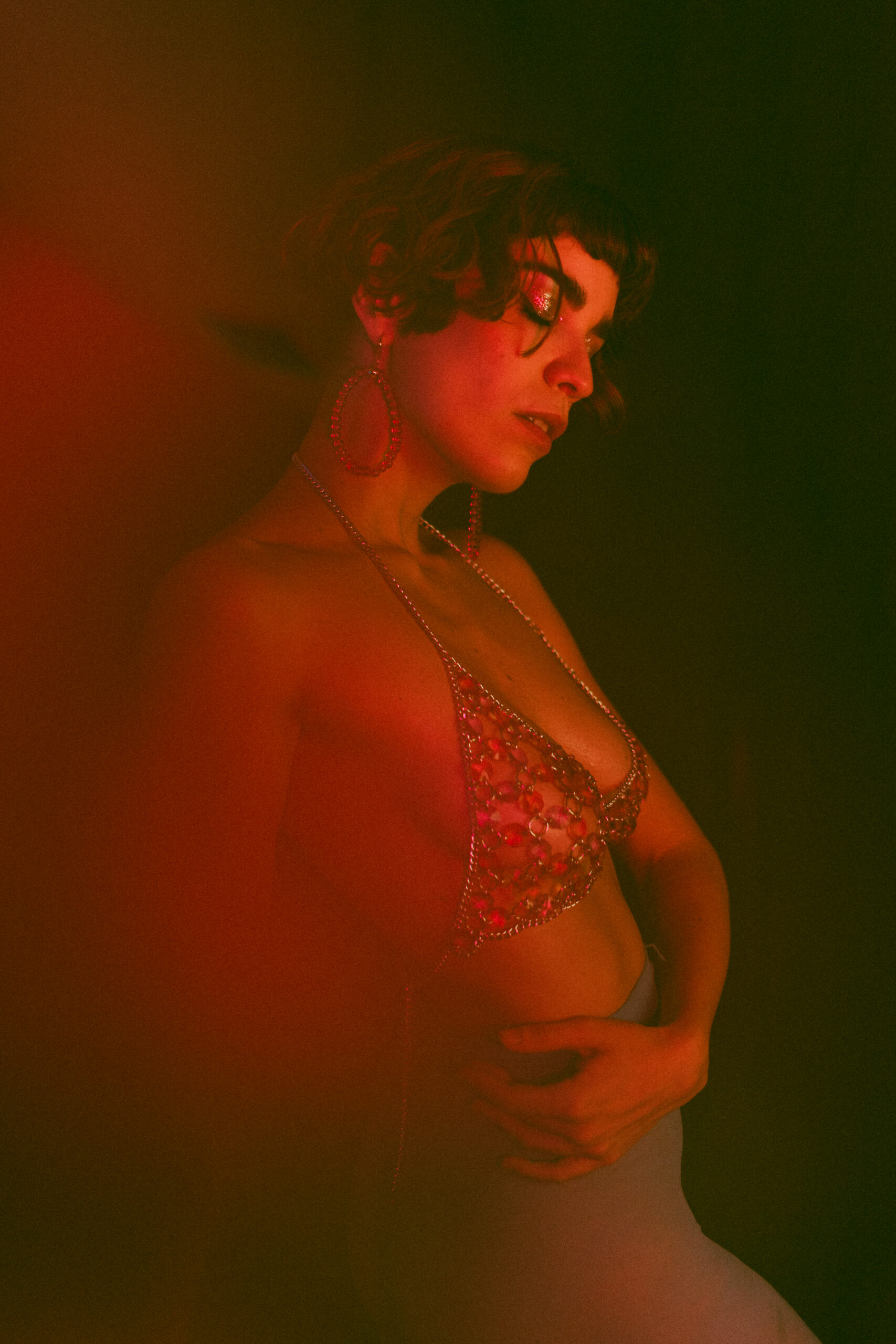 Experimental studio photoshoot