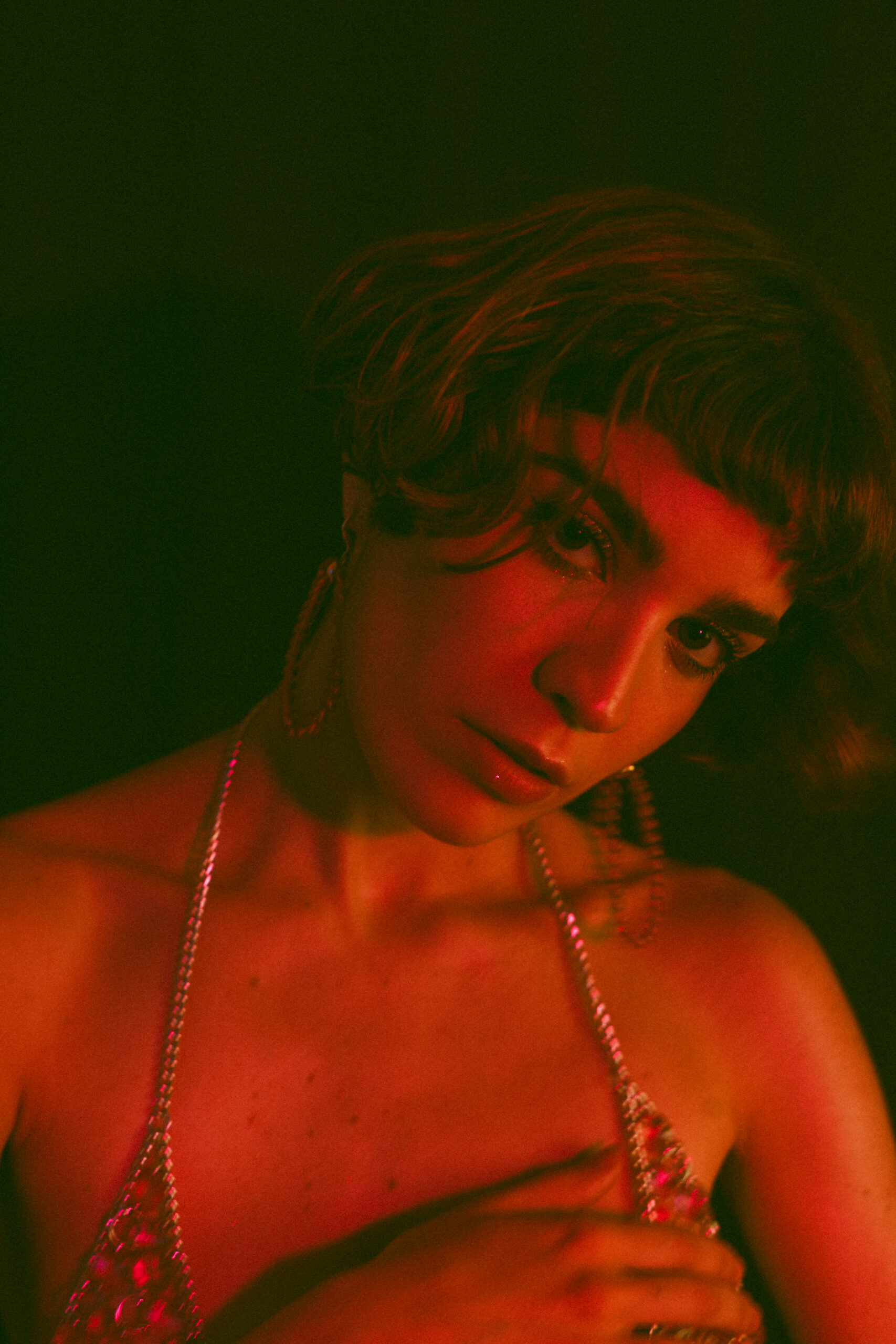 Experimental studio photoshoot