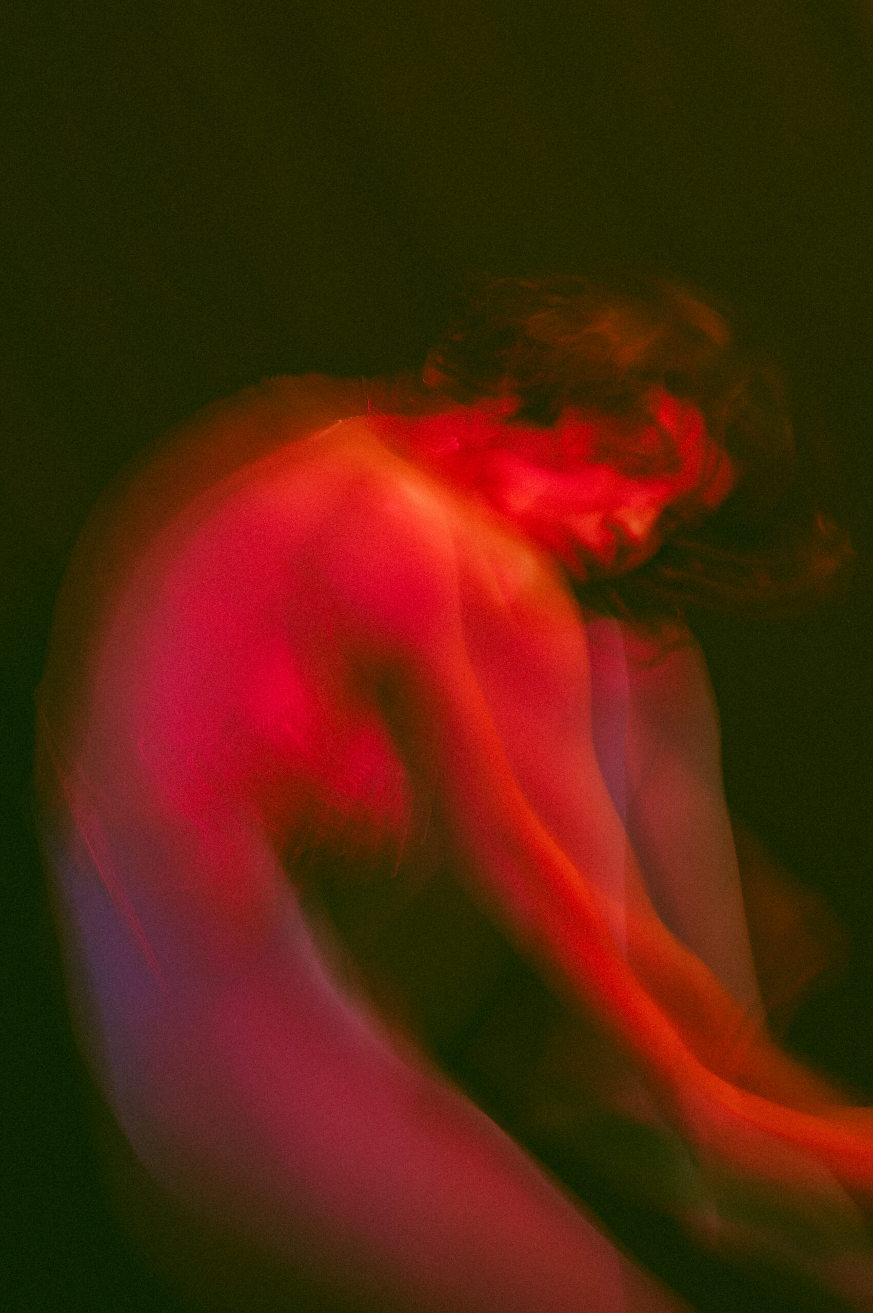 Experimental studio photoshoot