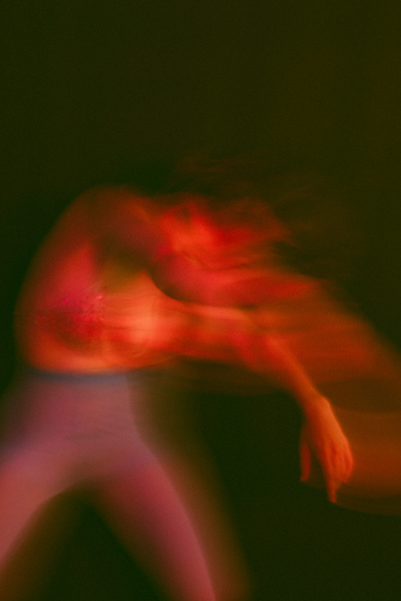 Experimental studio photoshoot