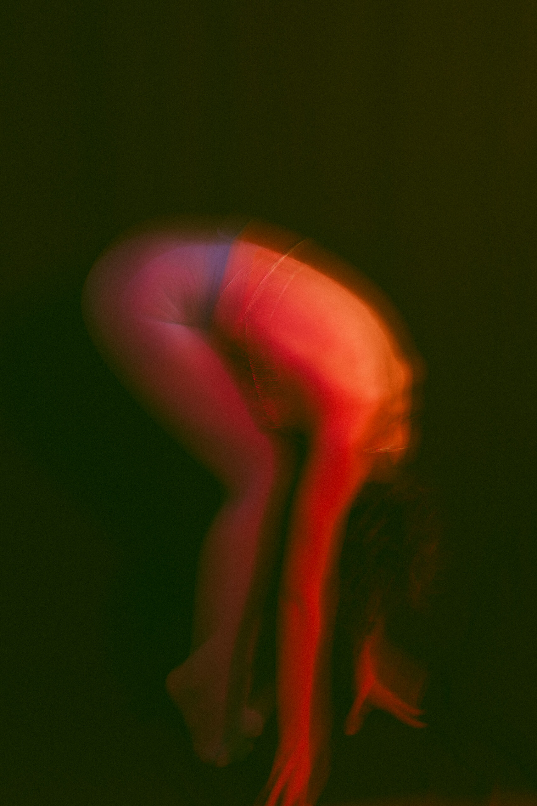 Experimental studio photoshoot