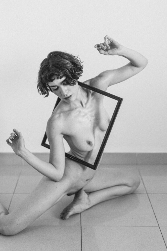 Intimate nude session