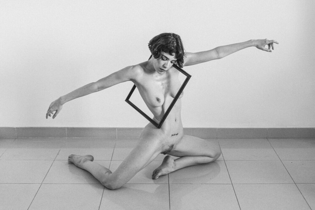 Intimate nude session