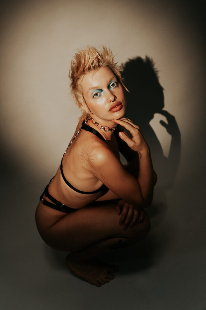 Photo shoot for lingerie brand