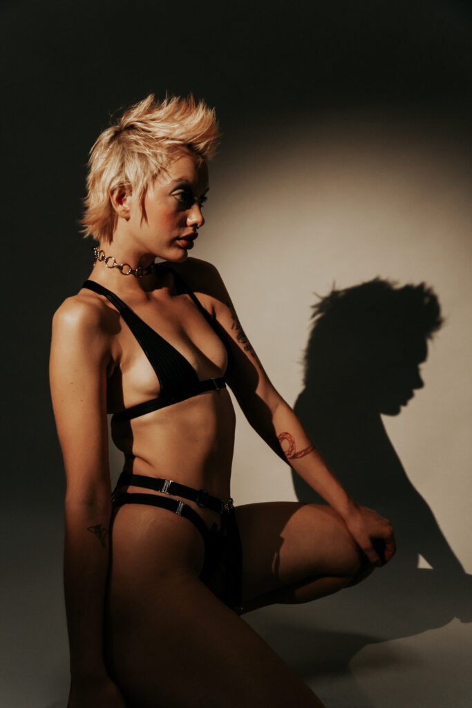 Photo shoot for lingerie brand