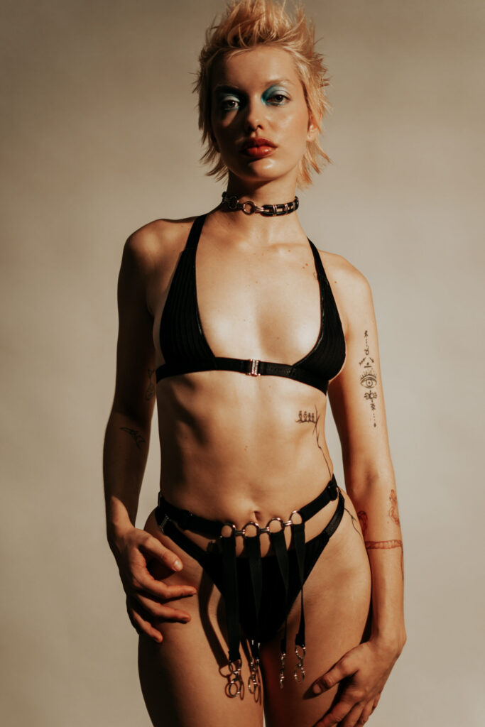 Photo shoot for lingerie brand