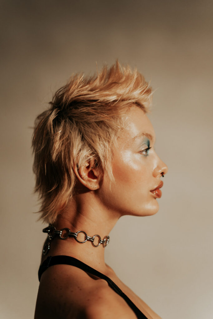 Photo shoot for lingerie brand