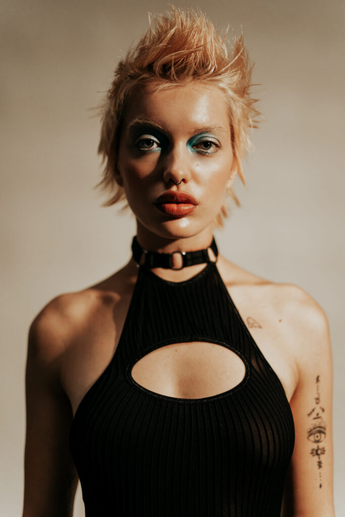 Photo shoot for lingerie brand