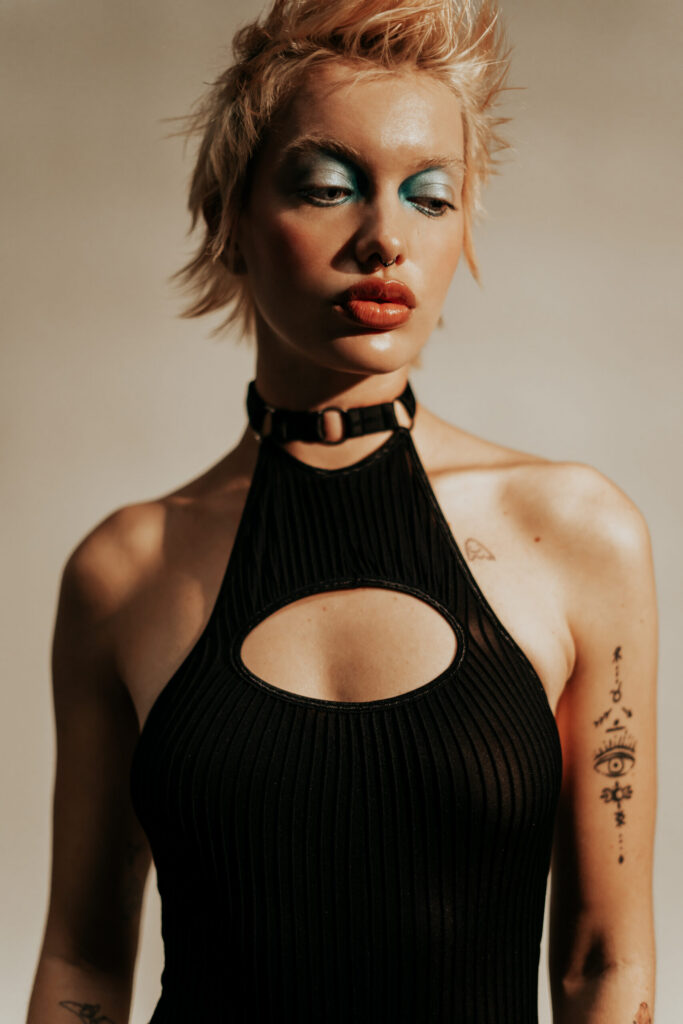 Photo shoot for lingerie brand