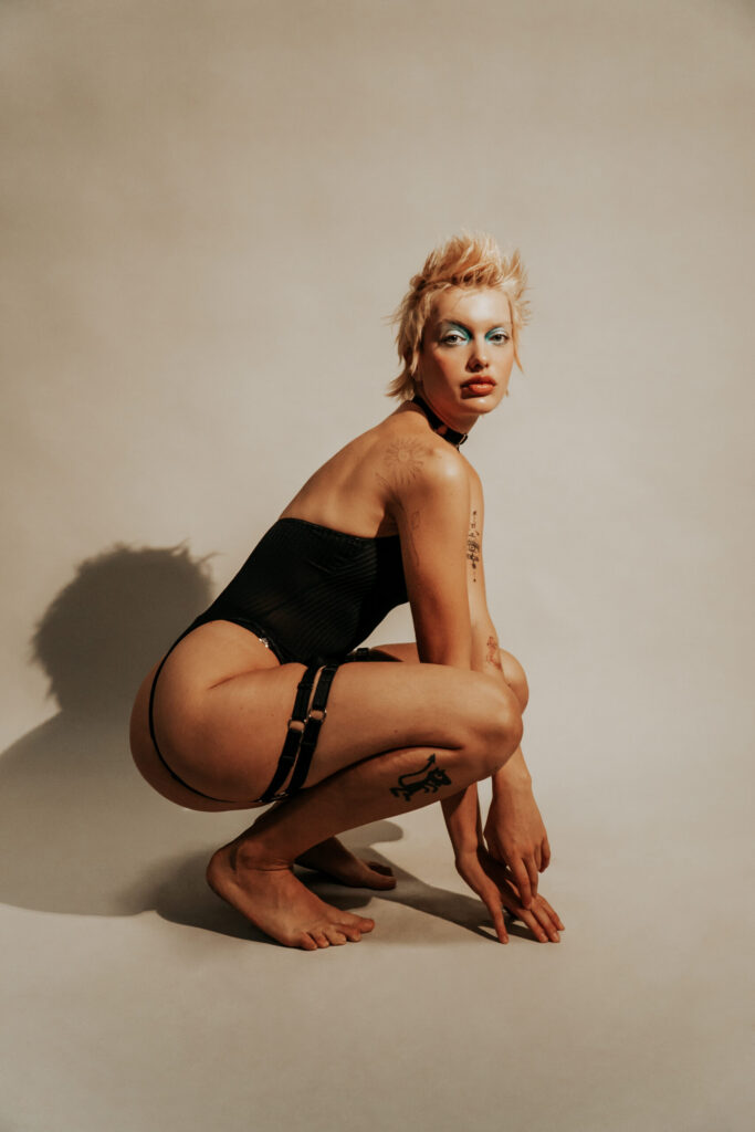 Photo shoot for lingerie brand