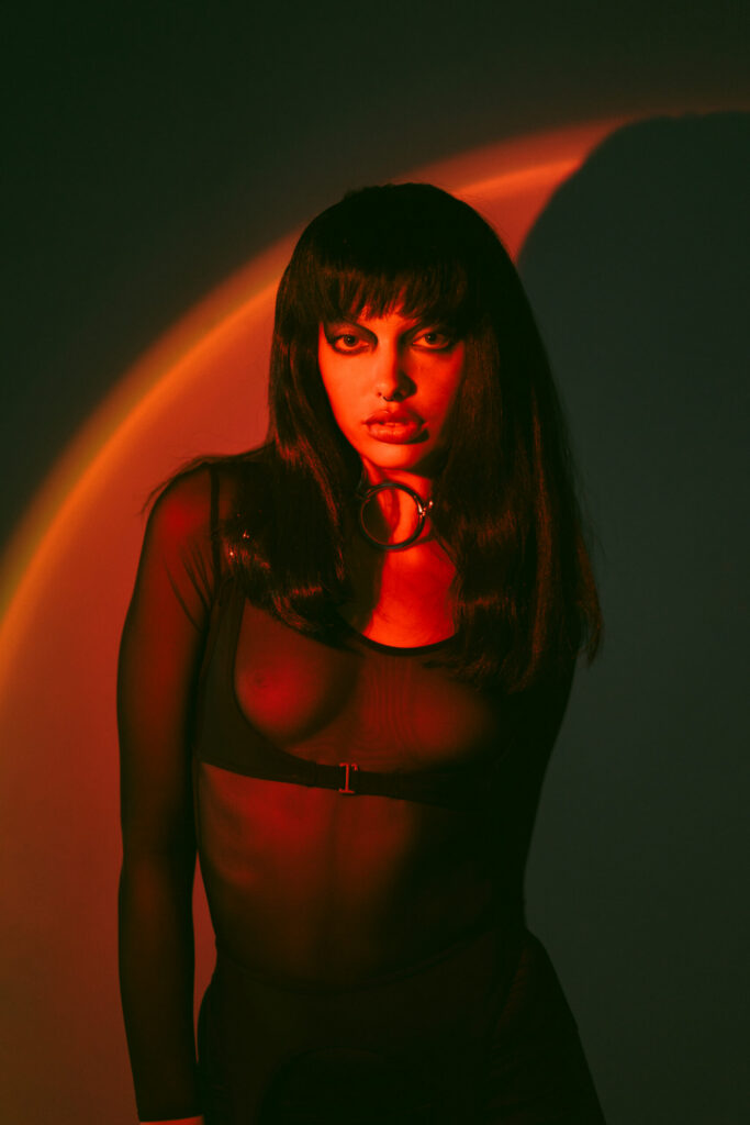 Photo shoot for lingerie brand