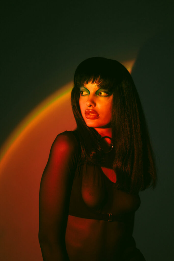 Photo shoot for lingerie brand