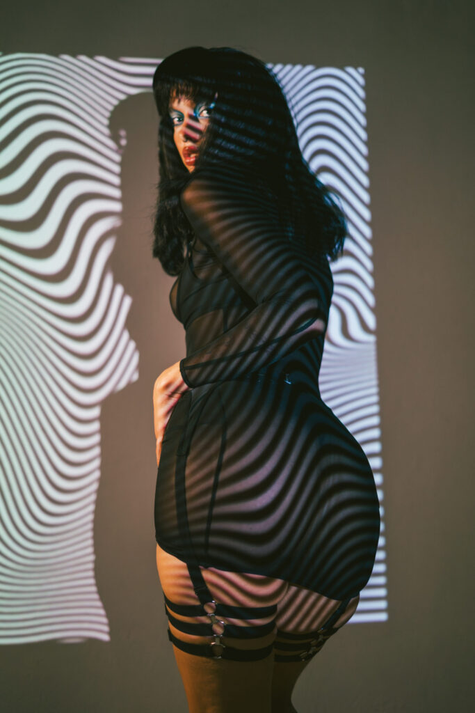 Photo shoot for lingerie brand