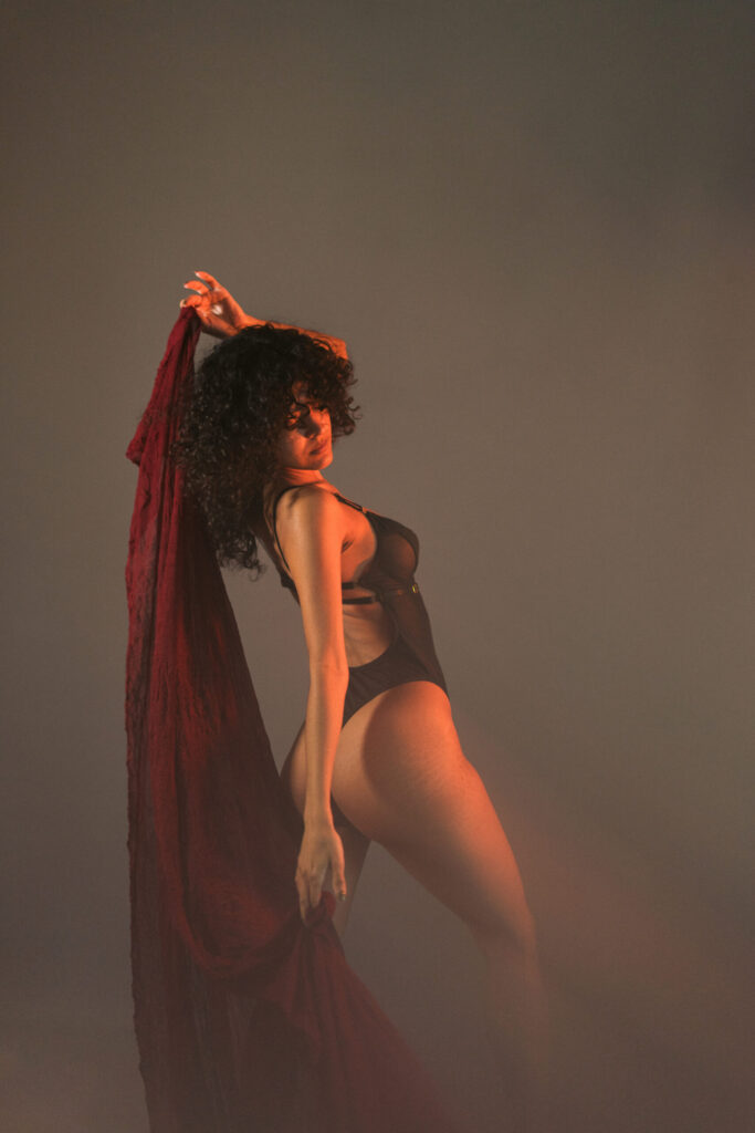 Sesión de fotos sanadora en estudio