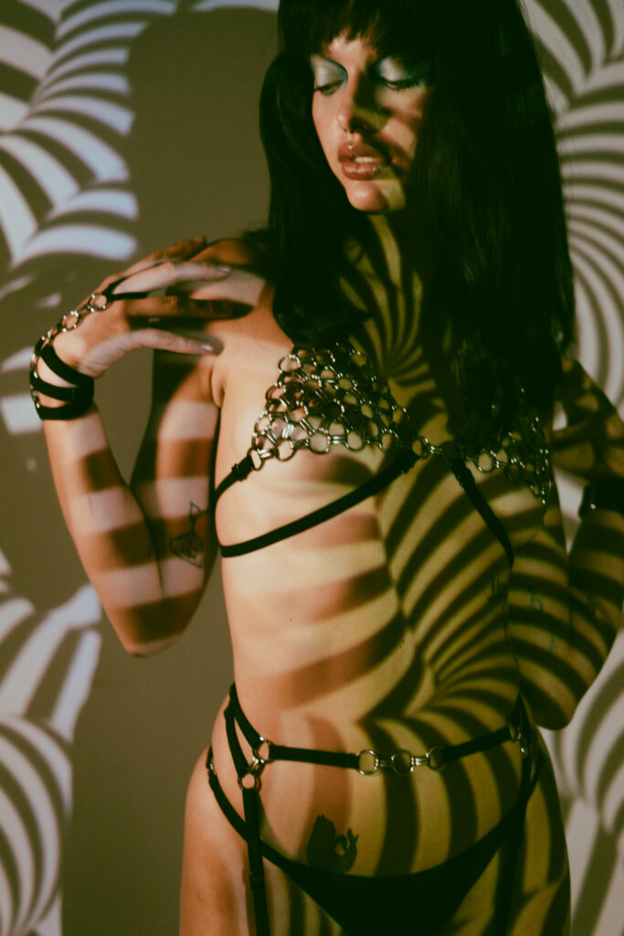 Photo shoot for lingerie brand