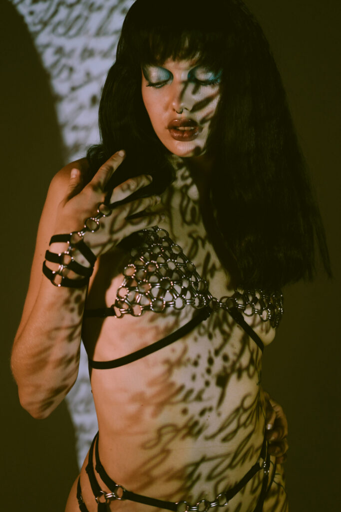 Photo shoot for lingerie brand