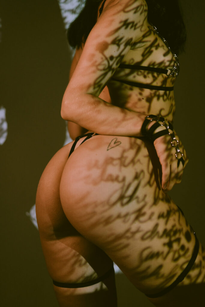 Photo shoot for lingerie brand