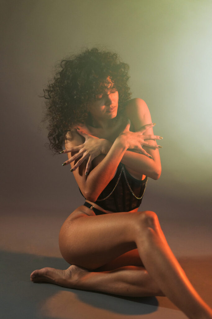 Sesión de fotos sanadora en estudio