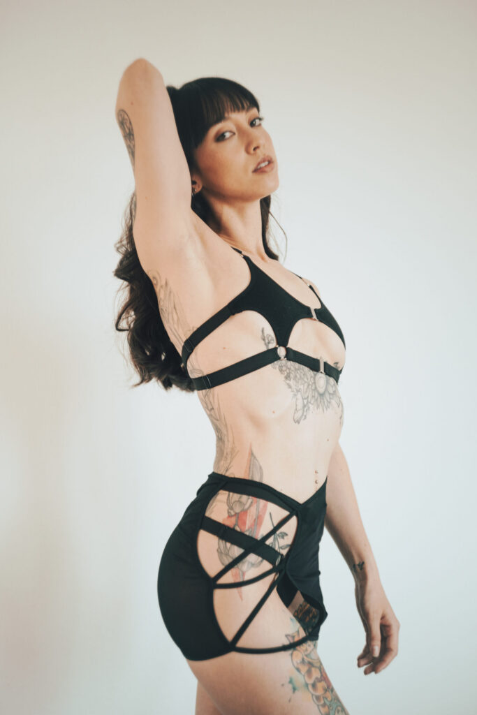 Lingerie photoshoot for a brand