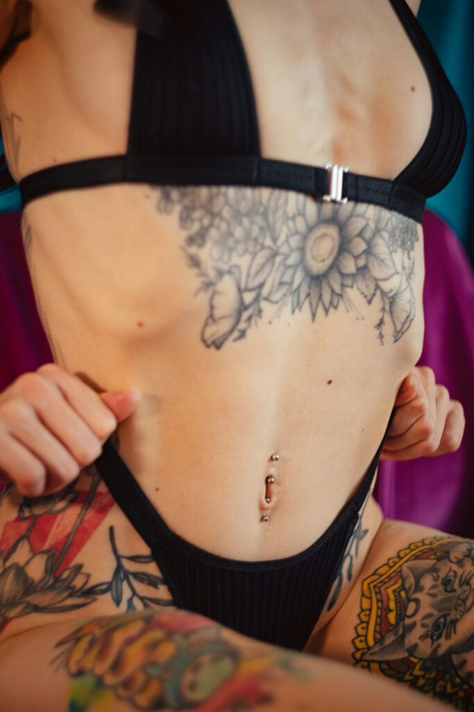 Lingerie photoshoot for a brand