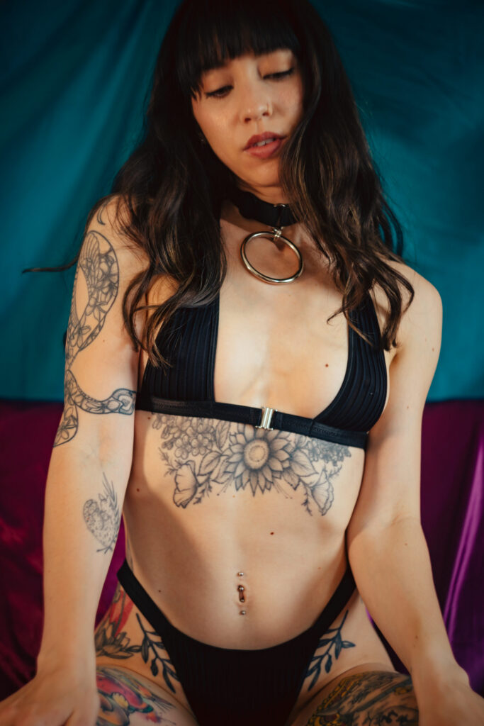 Lingerie photoshoot for a brand