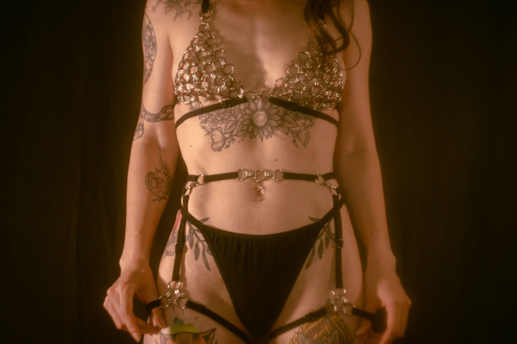 Lingerie photoshoot for a brand