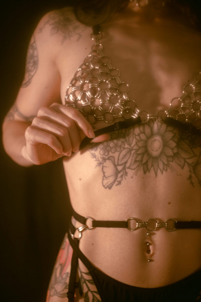 Lingerie photoshoot for a brand