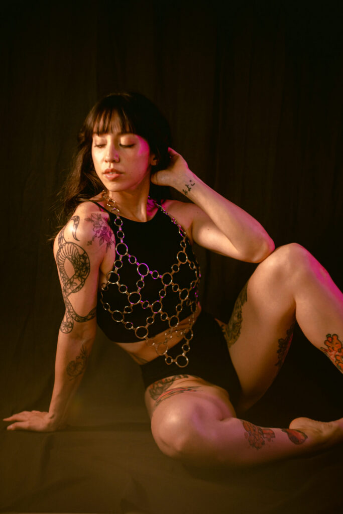 Lingerie photoshoot for a brand