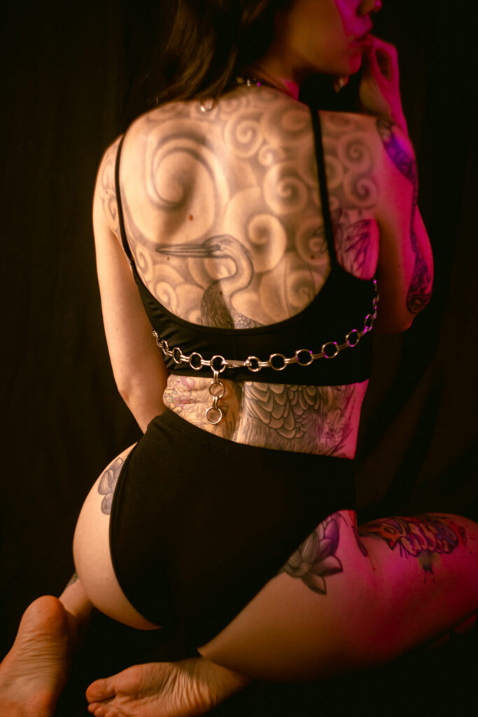 Lingerie photoshoot for a brand