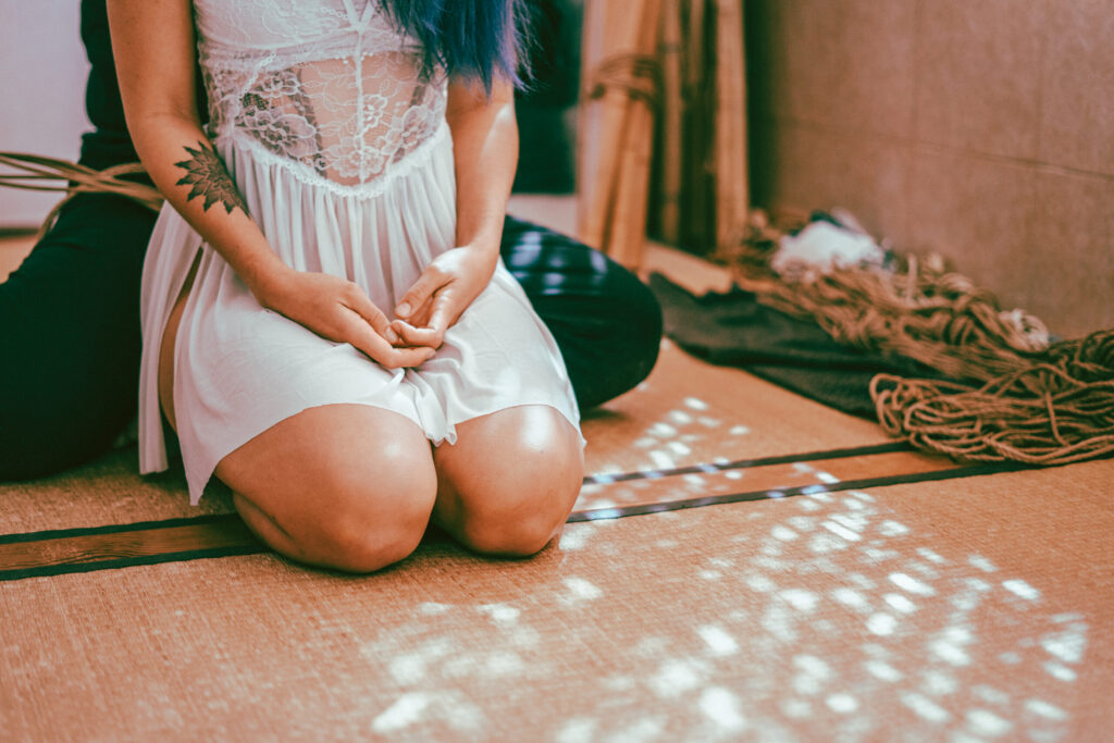Shibari session