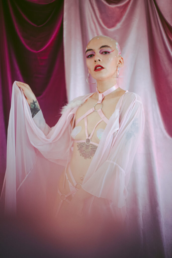 Sesión de fotos íntima en estudio