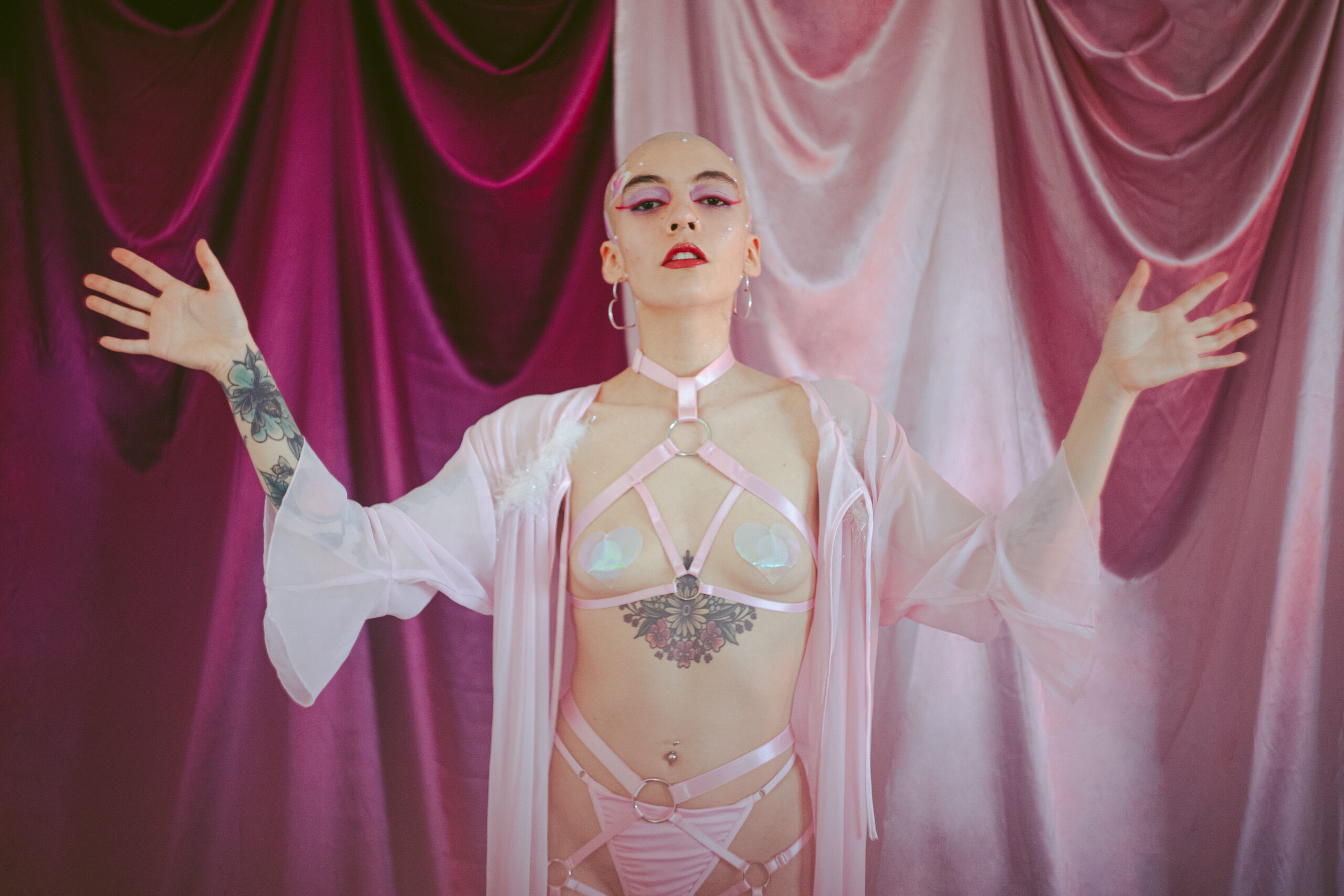 Sesión de fotos íntima en estudio