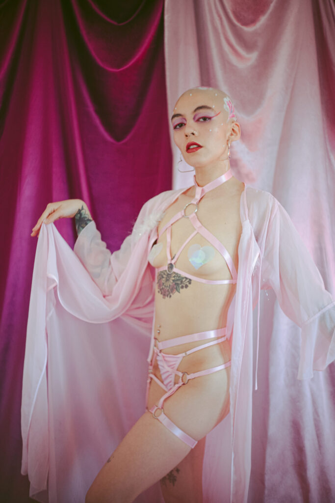 Sesión de fotos íntima en estudio