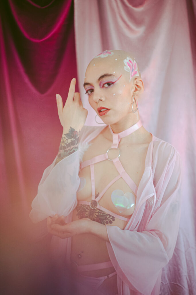 Sesión de fotos íntima en estudio