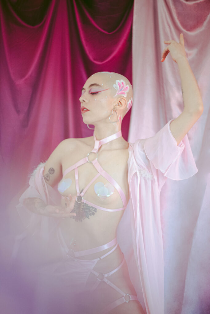 Sesión de fotos íntima en estudio