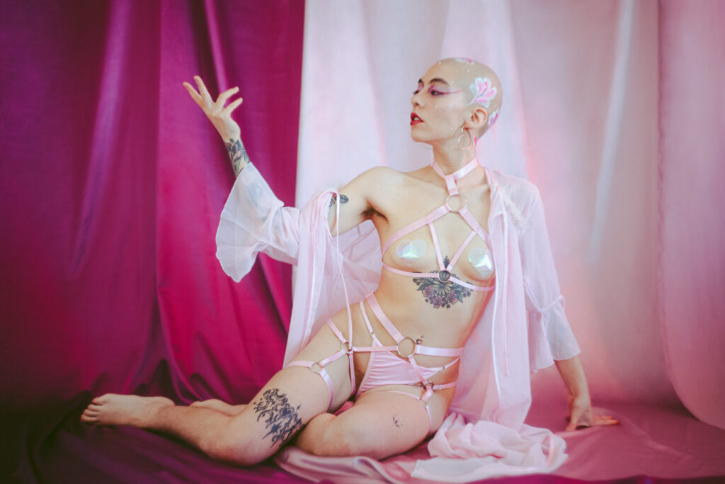 Sesión de fotos íntima en estudio