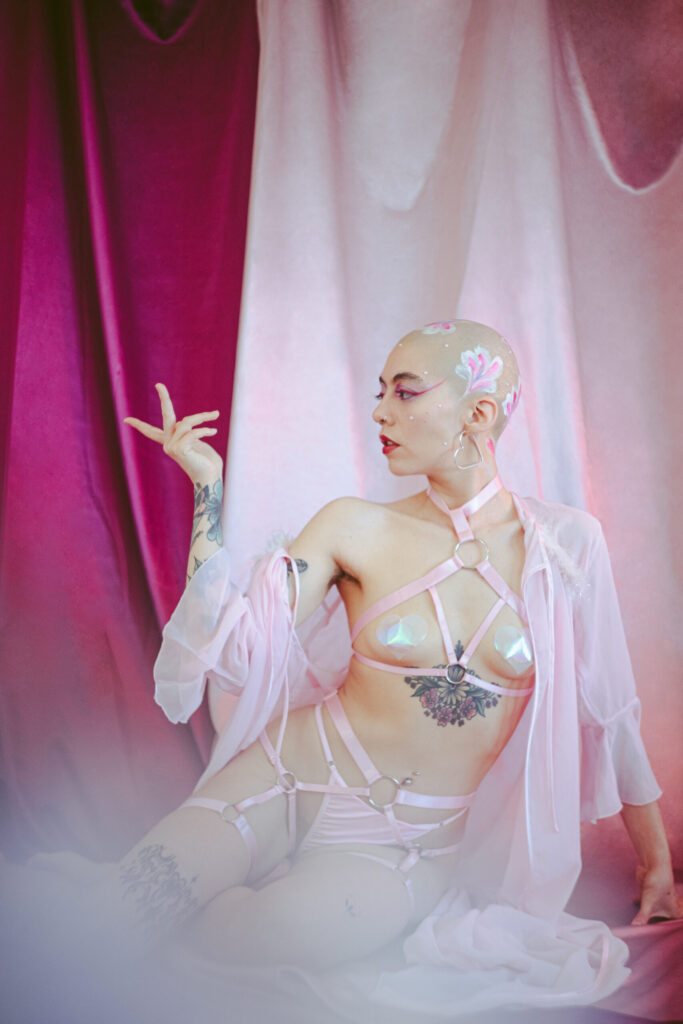 Sesión de fotos íntima en estudio