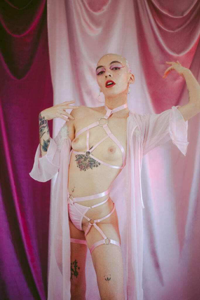 Sesión de fotos íntima en estudio