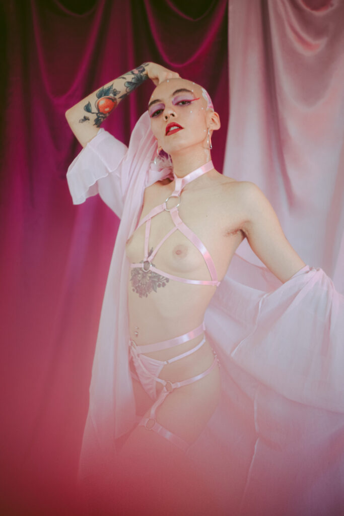 Sesión de fotos íntima en estudio