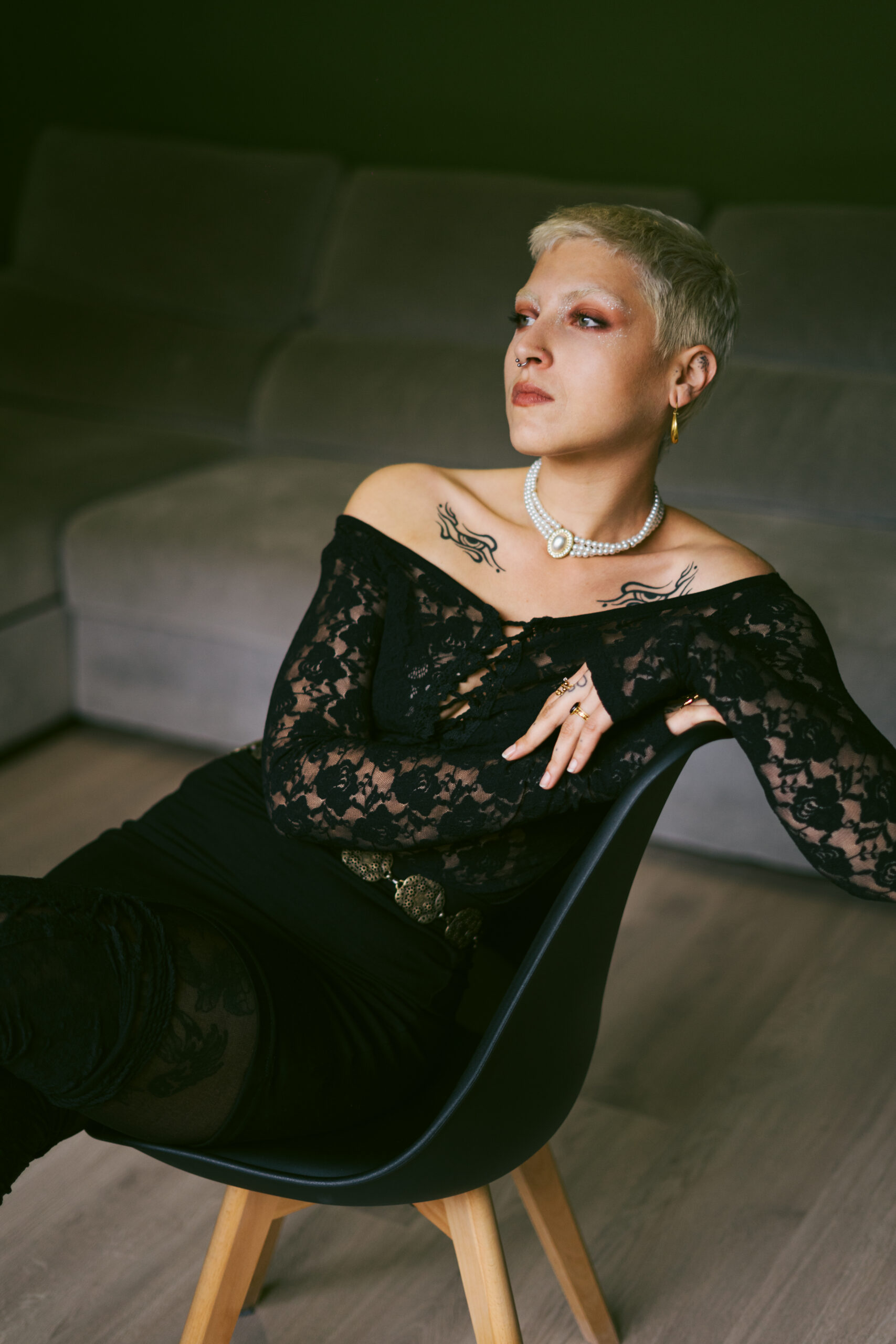 Photoshoot for a clothing brand