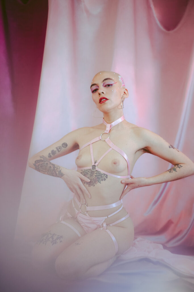 Sesión de fotos íntima en estudio