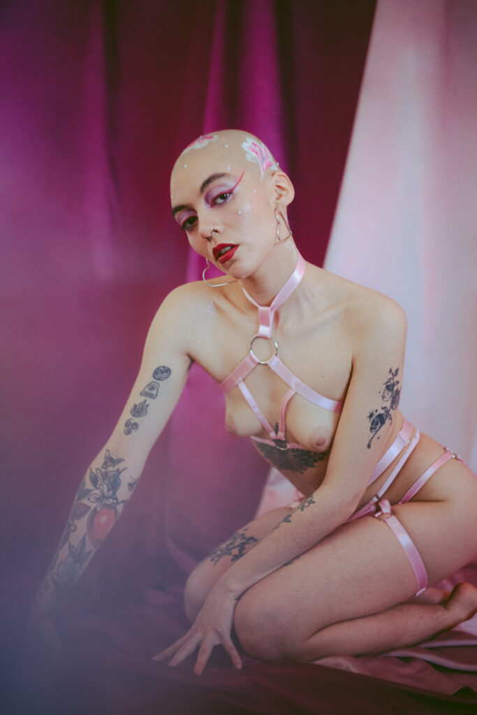 Sesión de fotos íntima en estudio