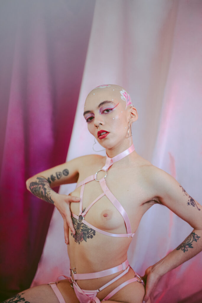 Sesión de fotos íntima en estudio