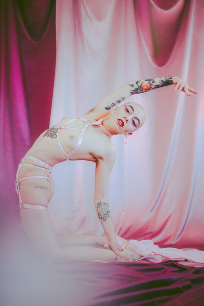 Sesión de fotos íntima en estudio