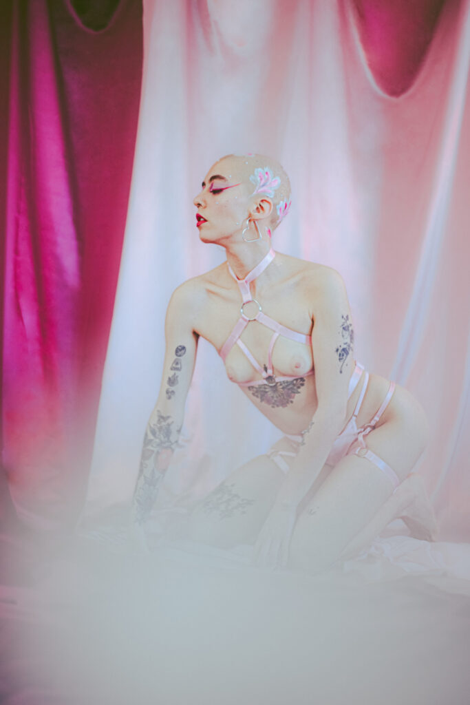 Sesión de fotos íntima en estudio