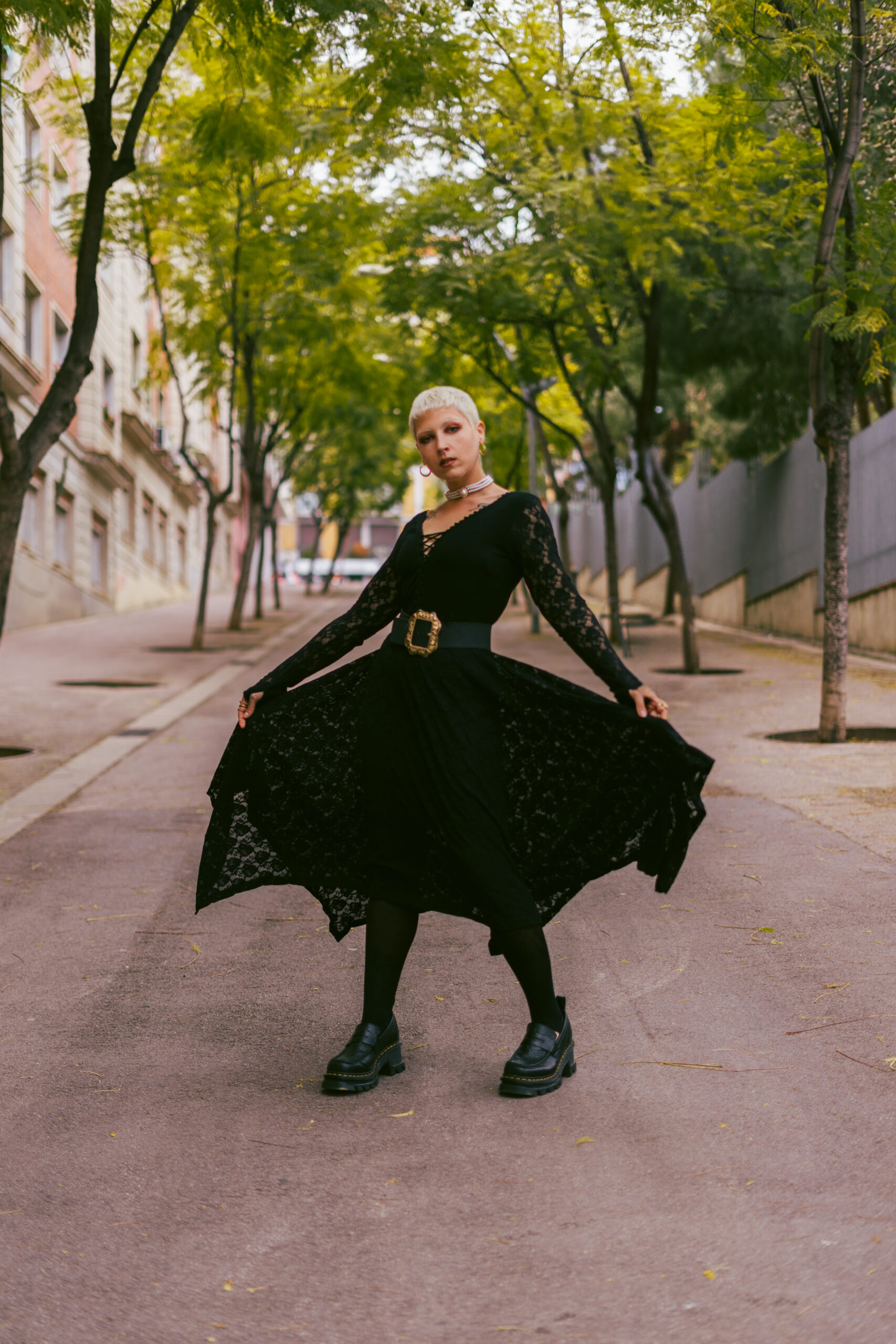 Photoshoot for a clothing brand