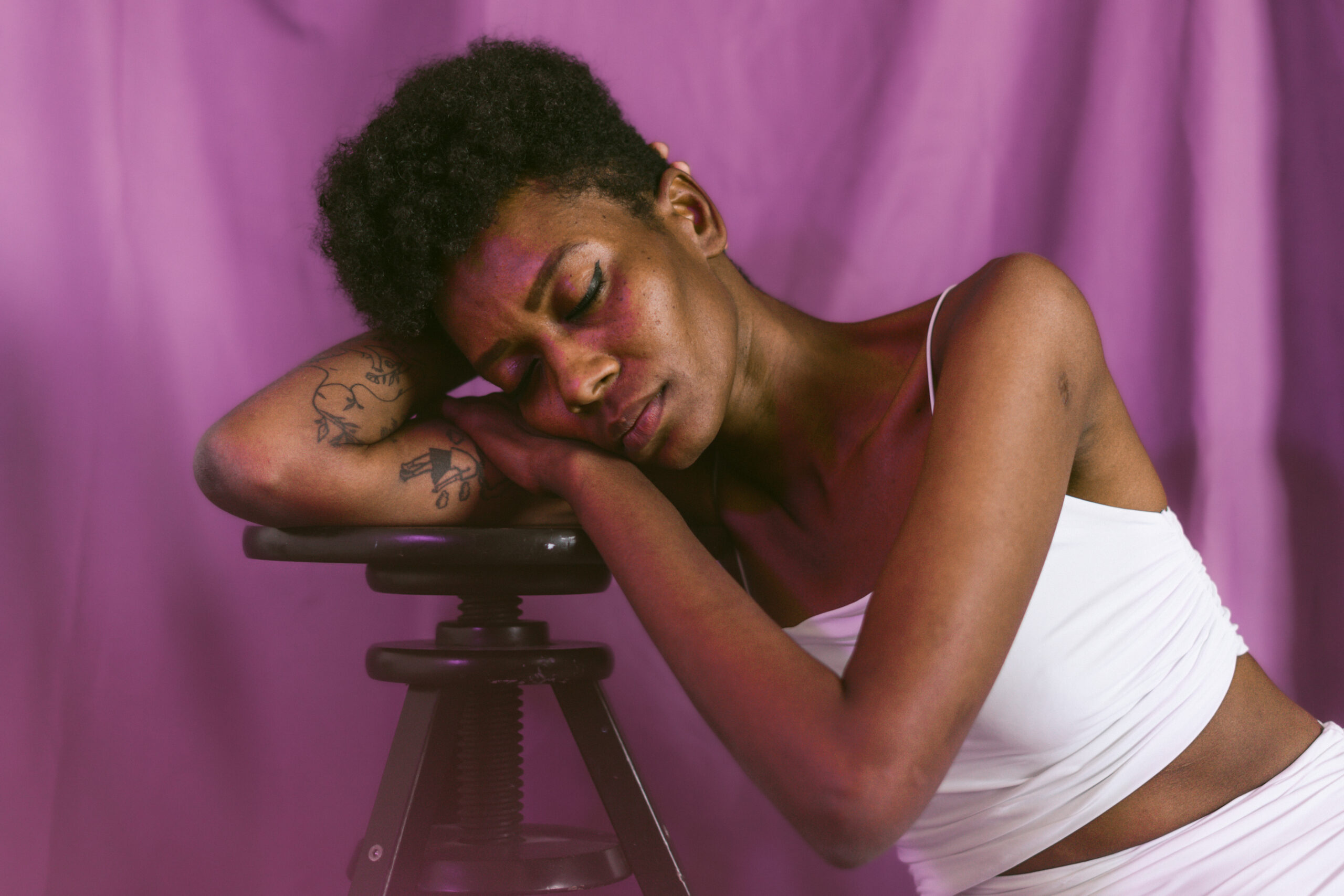 Intimate studio session